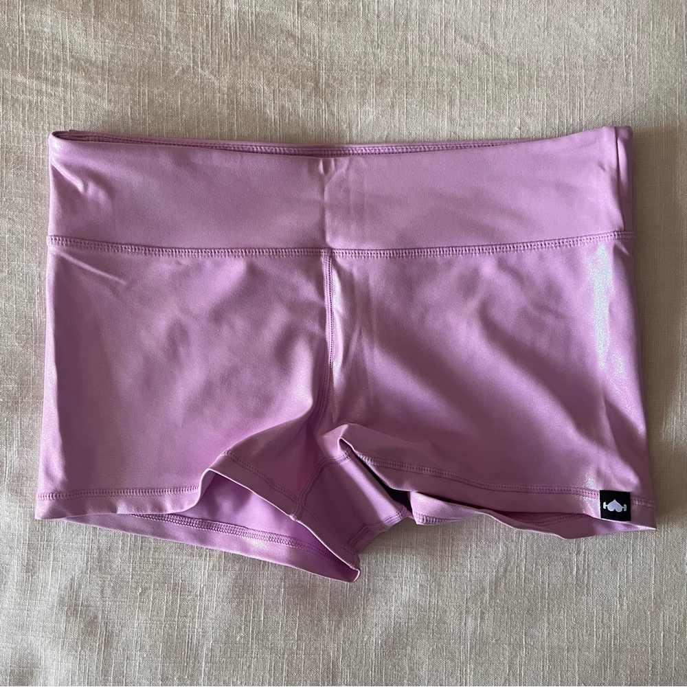 WODBOTTOM Pink Shimmery Shorts - Size XL